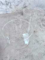 10 יח קריסטל עגול קוטר 14 גובה 9.5 ס"מ