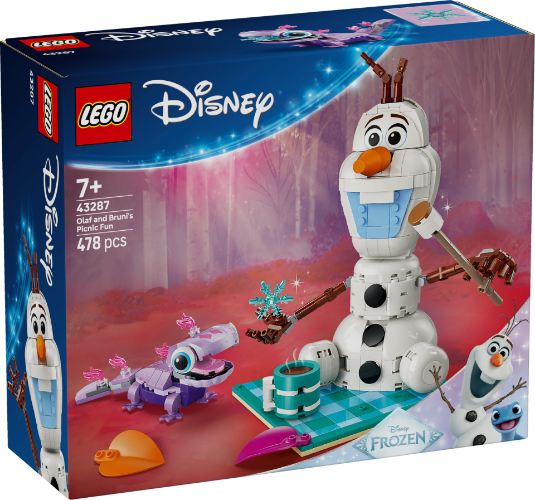 לגו דיסני - פיקניק כיפי אצל אולף וברוני -  LEGO  Olaf and Bruni's Picnic Fun 43287