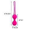 מידה M צבע ורוד - ביצים סיניות לחיזוק רצפת האגן