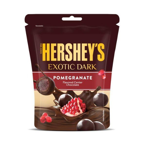 שוקולד הרשיז מריר ממולא ברימון 💗 90 גרם