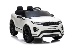 ג'יפ ממונע לילדים ריינג' רובר 12V צבע לבן - RANGE ROVER