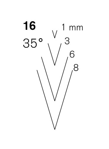 מפסלת ישרה מס 16 V
