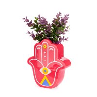אגרטל חמסה צבעוני Lucky Hand – אדום - מארז לא מושלם