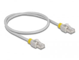 כבל רשת Delock Network cable RJ45 Cat.6A S/FTP with colored clips 5 m