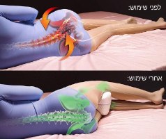 כרית רגל אורתופדית להקלה על כאבי גב