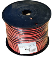 כבל רמקול דו גידי בקוטר 1.5 מ"מ בגליל באורך 100 מטר