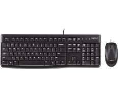 סט מקלדת ועכבר חוטיים LogiTech MK120