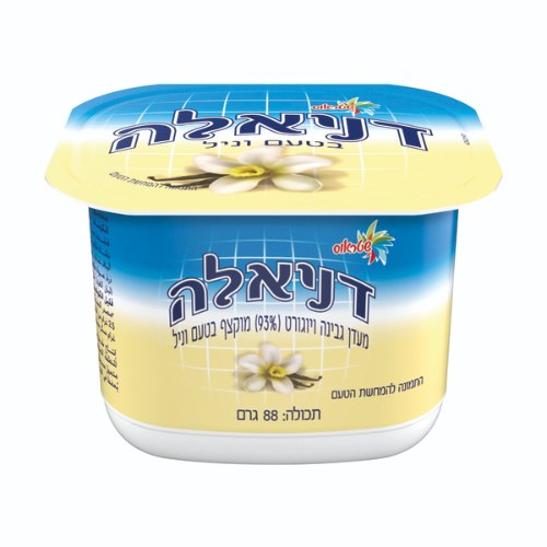 דניאלה מעדן גבינה ויוגורט מוקצף בטעם וניל