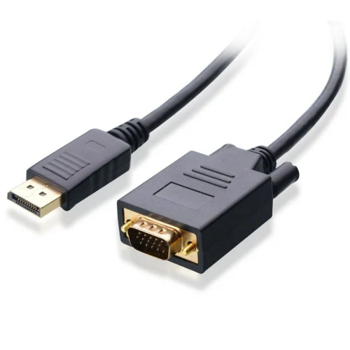 כבל Gold Touch Display Port TO VGA 1080P 60HZ 1.8M