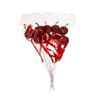 מארז 10 תפוחים מנצנצים 3 ס"מ