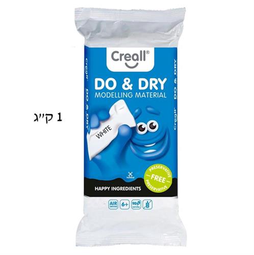 חימר דו אנד דריי לבן ק"ג N