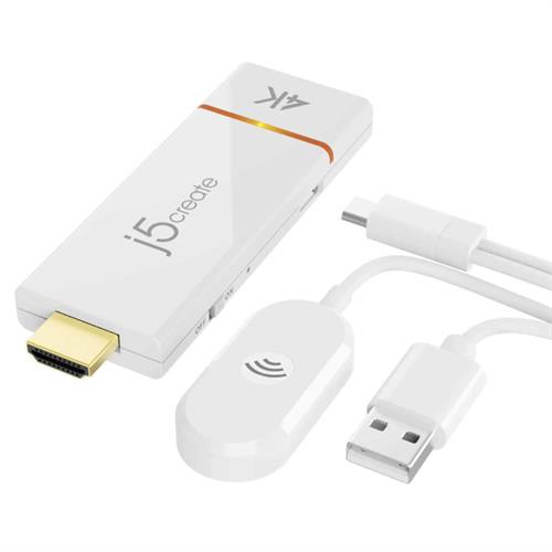מתאם תצוגה אלחוטי j5create ScreenCast 4K HDMI