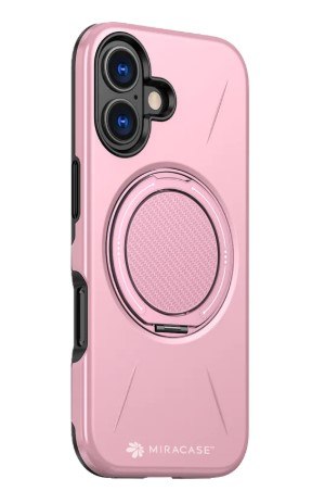 קייס פלסטיק לטלפון נייד מירקייס דגם Miramag עבור iPhone 17 ורוד