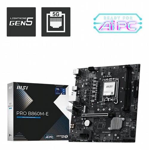 לוח אם MSI PRO B860M-E LGA1852 DDR5