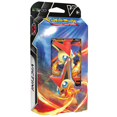 קלפי משחק פוקימון Pokemon מקורי VICTINI V BATTLE DECK