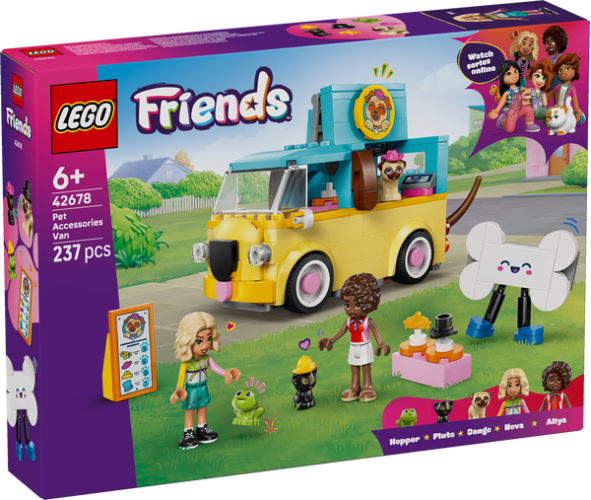 לגו חברות - ואן למכירת אביזרי חיות מחמד - LEGO FriendsLEGO Pet Accessories Van 42678