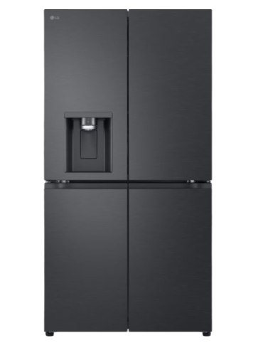 מקרר 4 דלתות מקפיא תחתון 842 ליטר LG GR-930BDIS עם קיוסק אוטומטי למים/קרח והתקן שבת מובנה - גימור ני
