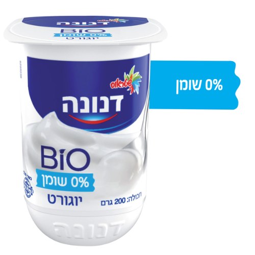 דנונה יוגורט ביו פרוביוטי 0%, 200 גרם