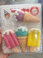 קישוט גלידות צבעוניות