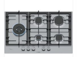 כיריים גז 5 להבות 75 ס”מ בוש Bosch PCS7A5I90Y גימור נירוסטה