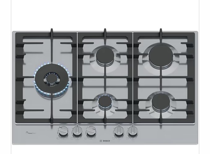 כיריים גז 5 להבות 75 ס”מ בוש Bosch PCS7A5I90Y גימור נירוסטה