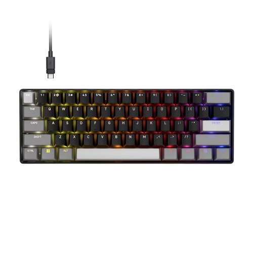 מקלדת גיימינג 60% Corsair Clipper Pro Mini עם מתגים מגנטיים בצבע שחור