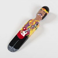 בובת עץ עומדת של המוזיקאי ג'ימי הנדריקס Jimi Hendrix - סוג ב'
