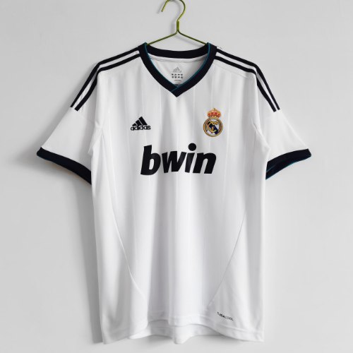 חולצת כדורגל ריאל מדריד לבנה רטרו 2012