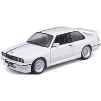 דגם מכונית בוראגו ב-מ-וו סדרה 3 M3 לבן Bburago BMW 3 Series M3 1988 1/24