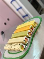 דפי סויה להכנת סושי פירות -אריזת חיסכון- 20 יח צהוב