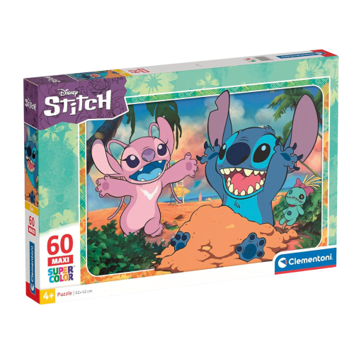 קלמנטוני - פאזל 60 חלקים מקסי סטיץ' -  Clementoni Maxi Puzzle 26596