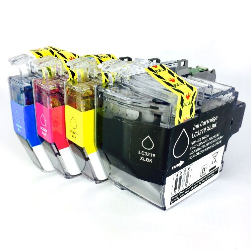 סט ראשי דיו תואם Brother Compatible Multipack Ink LC-3219XL