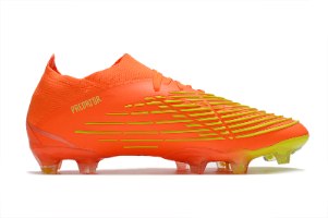 נעלי כדורגל Adidas PREDATOR EDGE.1 LOW FG כתום צהוב