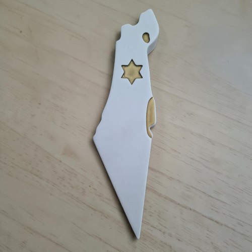 בית מזוזה מבטון לבן