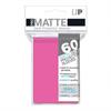 ורוד בוהק מט - 60ct Pro-Matte Small Deck Protectors סליבים בעיצוב מט לשמירה על קלפים בכל הצבעים​​​​​​​