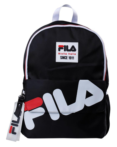 FILA|פילה- תיק לתלמיד איכותי- שחור/ לוגו גדול