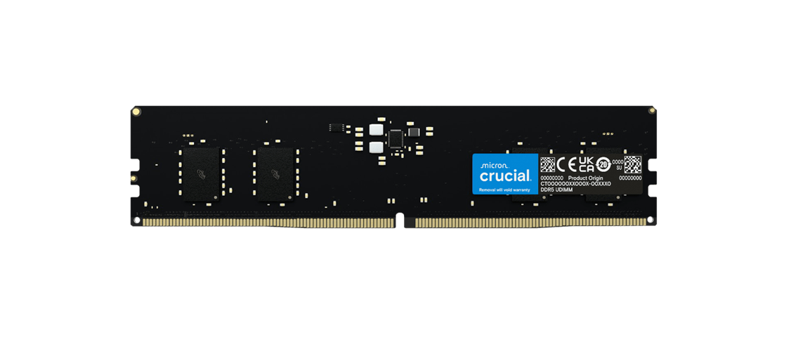 זיכרון לנייח – Crucial UDIMM DDR5 5600MT/s 64GB