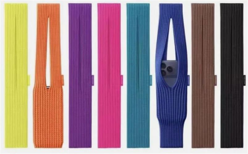 רצועת נשיאה סרוגה לטלפון For iPhone Pocket – אורך 40 ס״מ - באריזה מהודרת