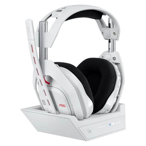 אוזניות קשת אלחוטיות לגיימינג Logitech ASTRO A50 (Gen5) LIGHTSPEED צבע לבן