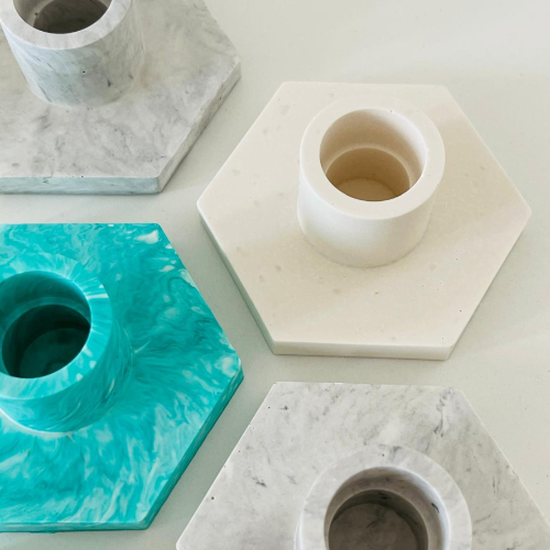 Geometric Candle Stand