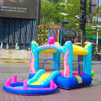 מתנפח מים עם מגלשה תמנון W63104 מבית Doctor Dolphin