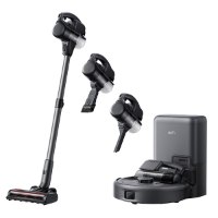 שואב אבק רובוטי משולב בשואב ידני eufy Robot Vacuum 3-in-1 E20 יבואן רשמי