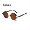 גוון תה - משקפי שמש עגולות heevoo