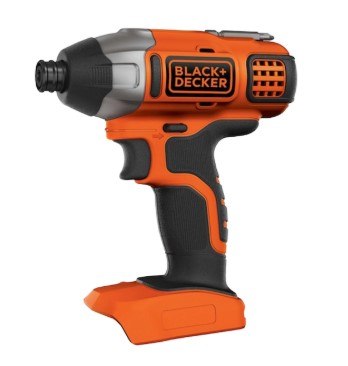 מברגה אימפקט נטענת 18V גוף בלבד- ללא סוללה Black+Decker BDCIM18N-XJ