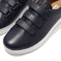Fit Flop Rally Quick Stick Leather Sneakers Midnight Navy נעלי פיט פלופ כחול נייבי