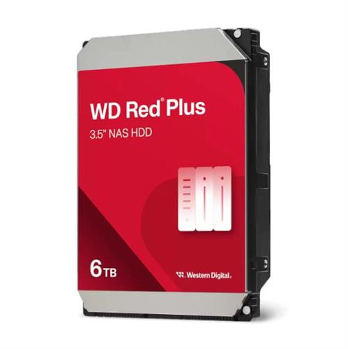 דיסק פנימי WD Red Plus 6TB NAS HDD 3.5 5400RPM SATA III
