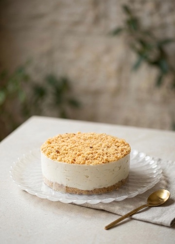 Crumble Cheesecake | עוגת גבינה פירורים ושטרויזל