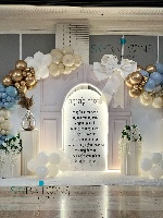 קיר קרניזים לברית מפואר 3