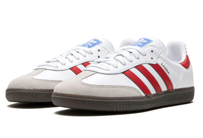 סניקרס אדידס סמבה Adidas Samba אדום לבן