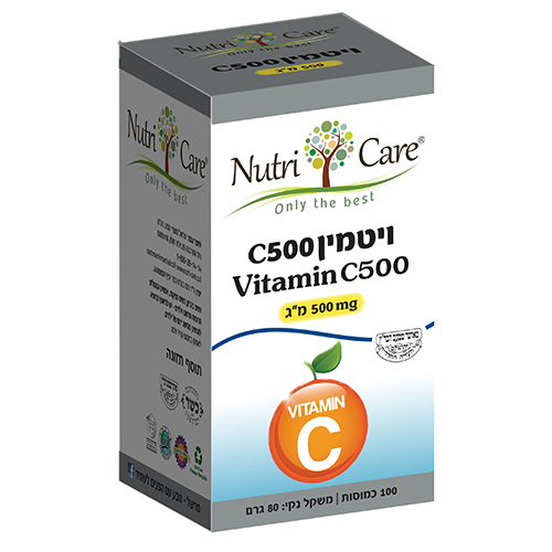 ויטמין C-500, מכיל 100 כמוסות, נוטרי קר